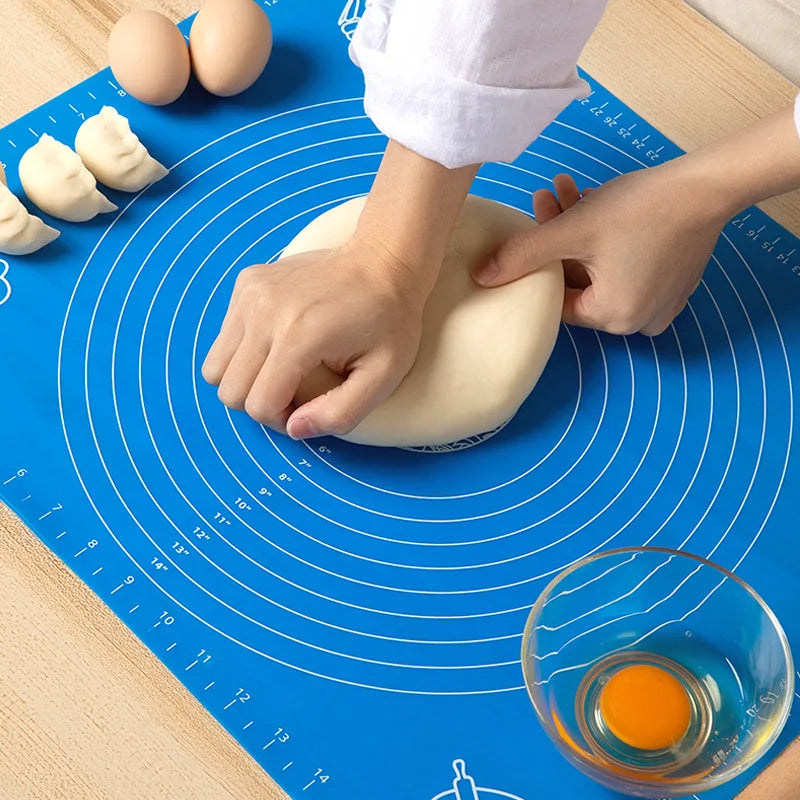 Silicone Baking Mat with Scale Rolling Dough Pad