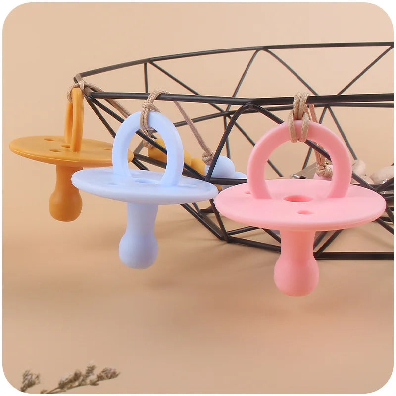 Baby Silicone Pacifier Safe Food Grade Teether Newborn
