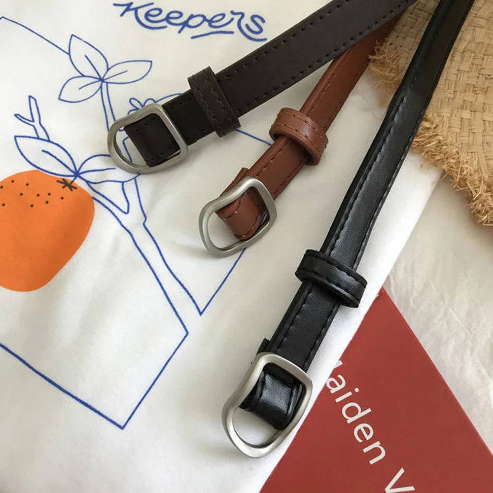 Fashion Luxury No-hole Buckle for Women Belt Luxury