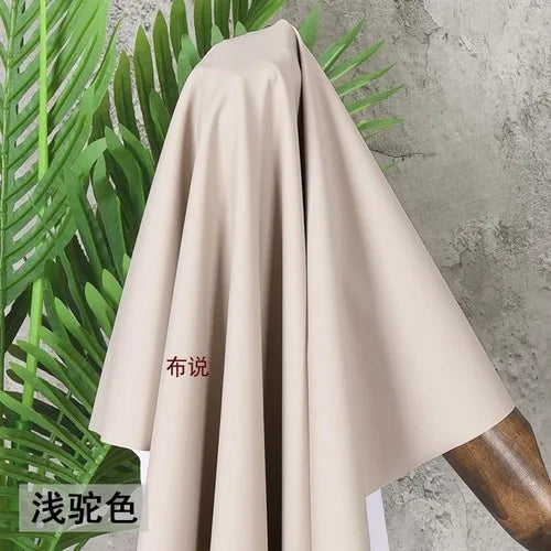 Knitted PU Leather Fabric Matte Finish Four Sided