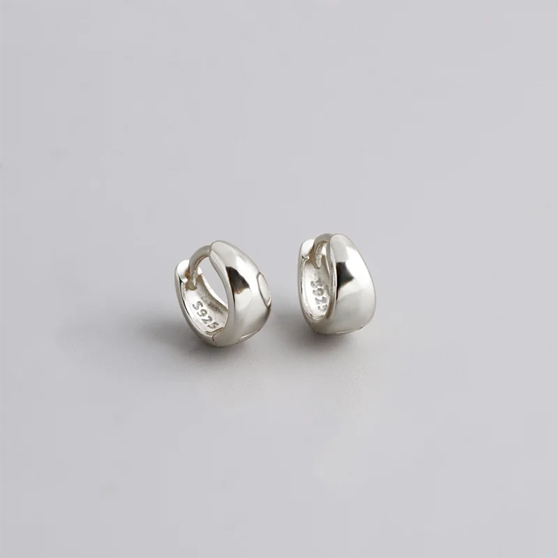 WANTME 925 Sterling Silver Premium Matte Minimalism Unisex