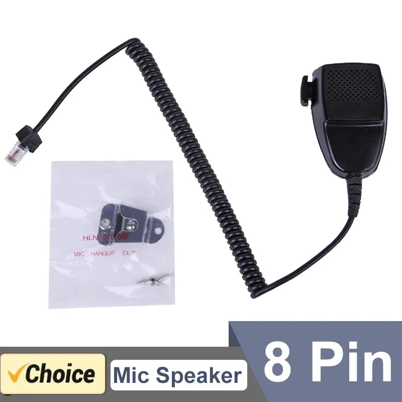 Mic Speaker 8pin Hand Microphone For Motorola Walkie