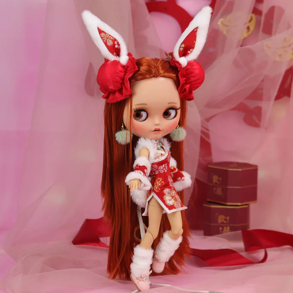ICY DBS Blyth Doll Pouting Mouth Tan Skin