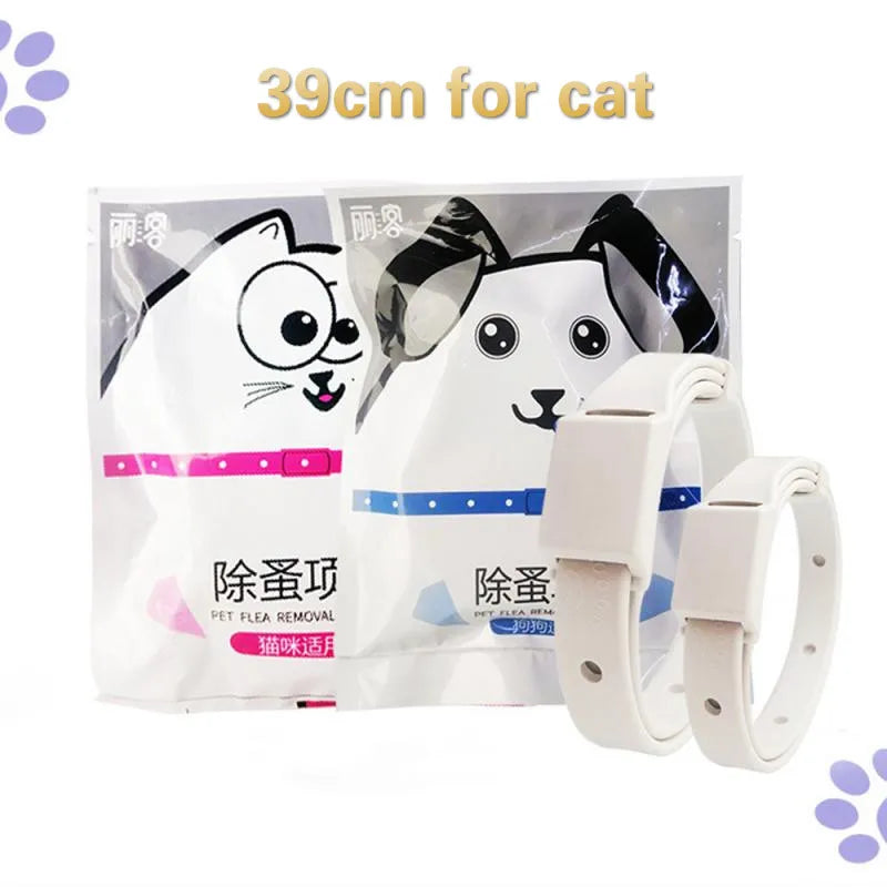 3pc Adjustable Cat & Dog Collar Flea &