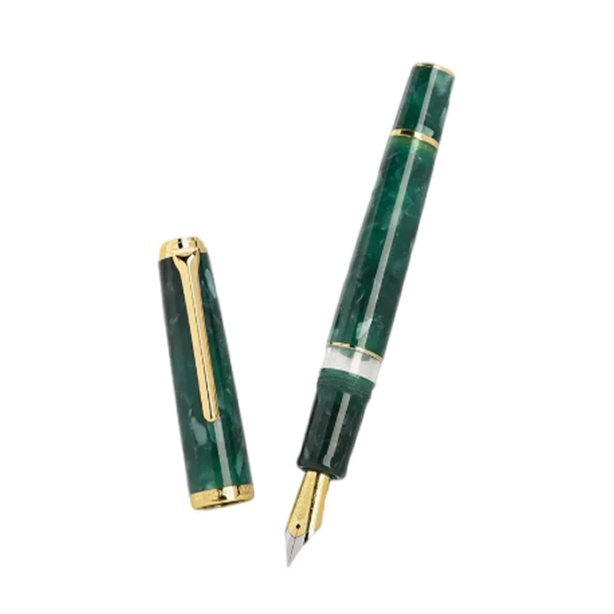 Hongdian N1S acrylic retro fountain pen piston 0.5mmEF
