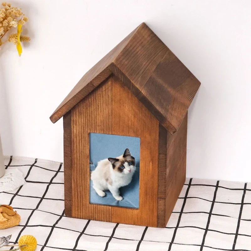 Cremation Urn Pet Cinerary Casket Happiness Memorial Box