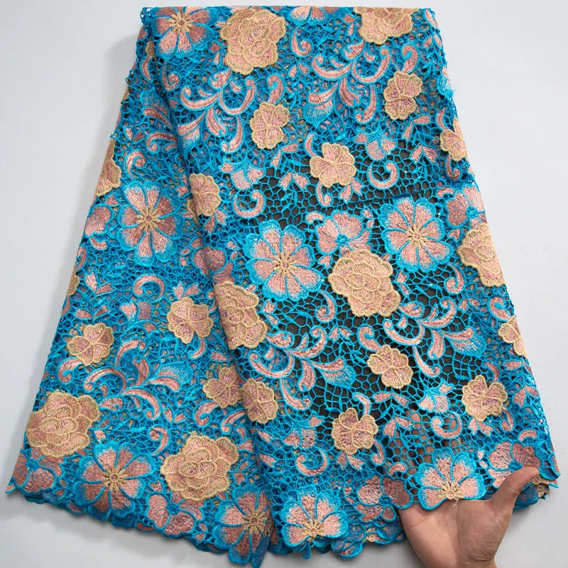 SJD LACE 2024Skin Friendly Classic African Eembroidery Guipure