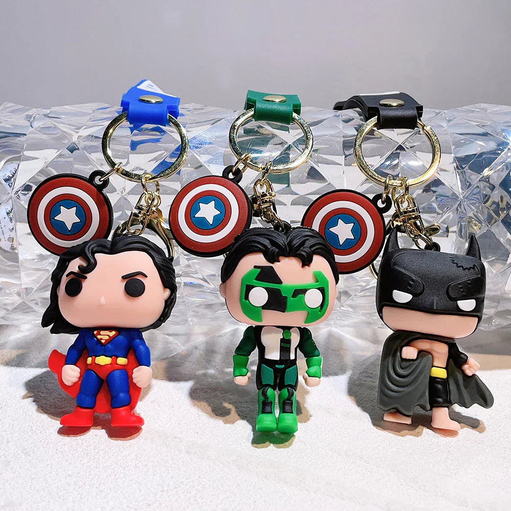 Marvel Keychain Silicone Bag Keyring For Women Disney