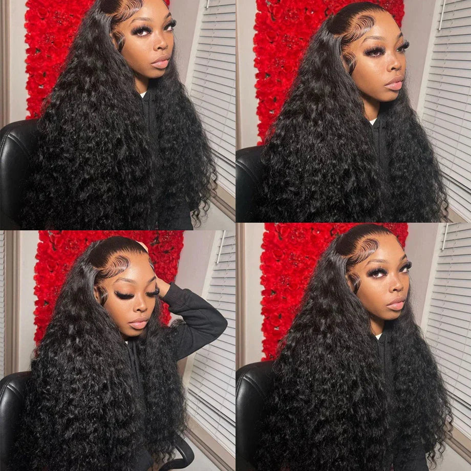 30 34 Inch Loose Deep Wave Frontal Wigs
