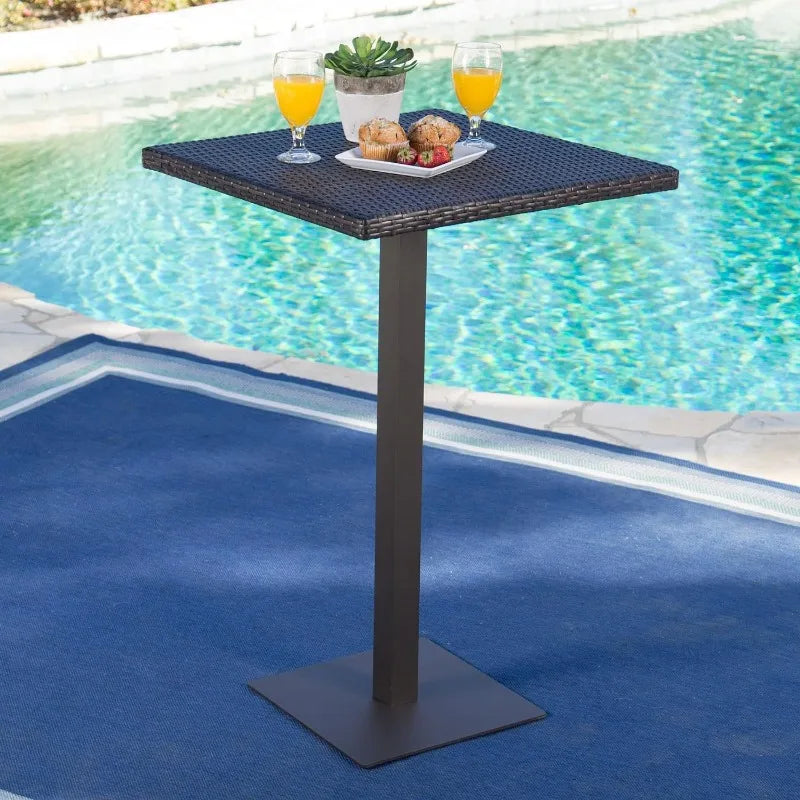 Christopher Knight Home Dominic Outdoor 26" Wicker Square
