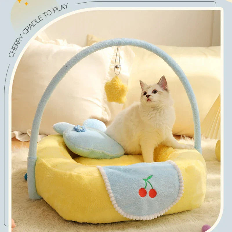 Sleeping Removable and Washable Winter Warm Semi-enclosed Dog