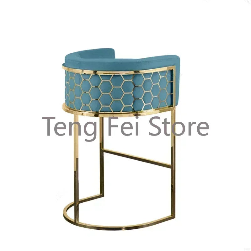 Luxury Nordic Bar Chair Simple Modern Backrest Bar