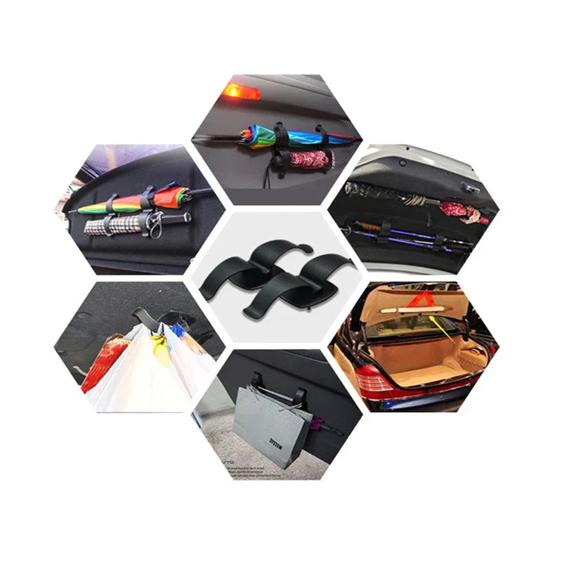 Black Car Trunk Umbrella Fixing Clip For Auto