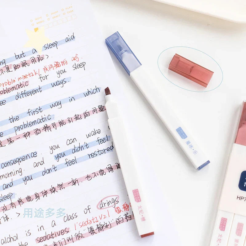Pastel Highlighters Aesthetic Cute Bible Highlighters and Pens
