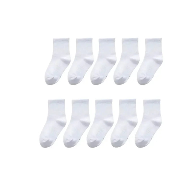 20 Pieces=10 Pairs Children Socks Spring&Autumn Cotton High