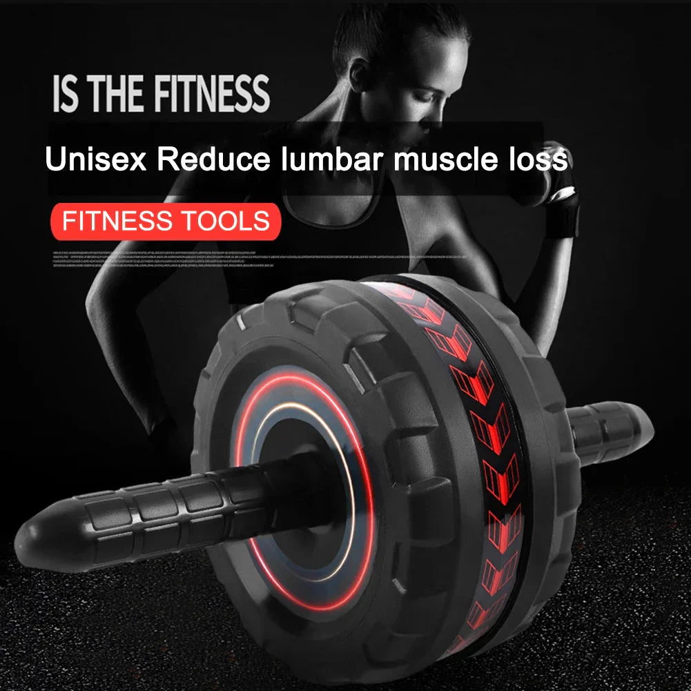 Abdominal Exercise Roller with Mat Abdominal Fitness Wheel