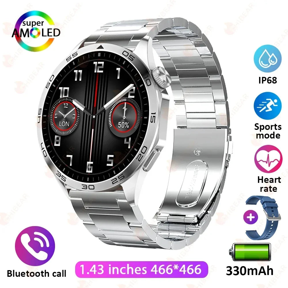 New WATCH GT 4 Smart Watch Men GPS