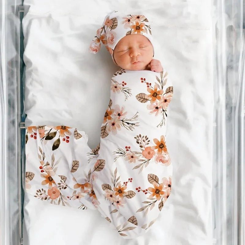3pc/set Baby Swaddle Wrap New Born Receiving Blanket