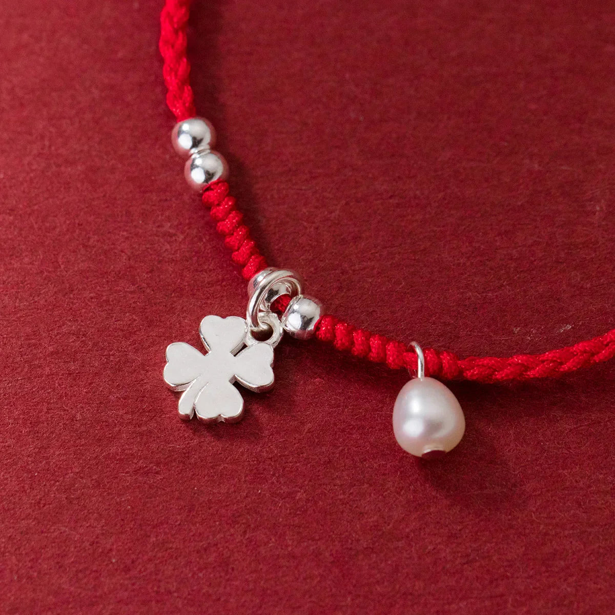 22cm Lucky 925 Silver Rope Bracelets Women Silver