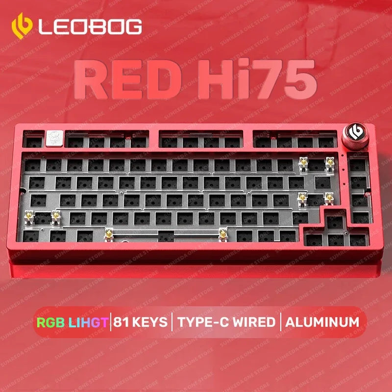 LEOBOG Hi75 Sugar65 Custom Mechanical Keyboard Aluminum Kits