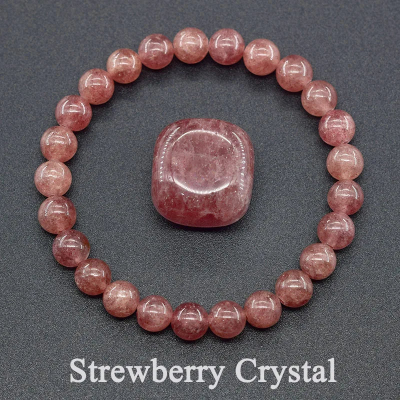 Real Natural Labradorite Stone Bead Bracelet Men Women