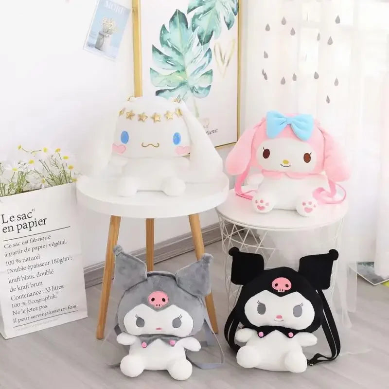 Plush toy backpack melodying backpack girl's cartoon bag