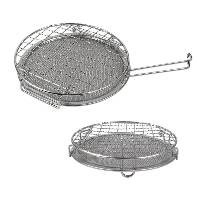 Outdoor Mini Roaster Foldable Portable Stainless Steel Multifunctional