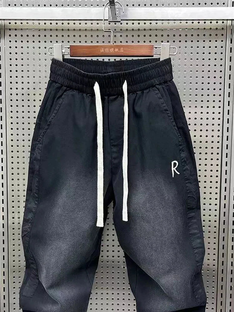 Men's Harem Jeans Japanese Harajuku Luxury Brand Baggy