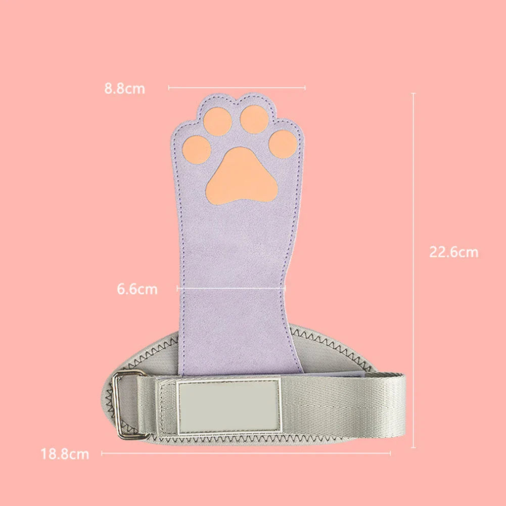 Cowhide Gym Gloves Grips Anti-Skid Weight Power Belt