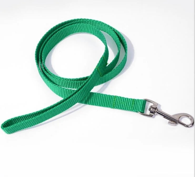 300PC 6Colors 110cm*1.5cm Nylon Pet Dog Leash Harness