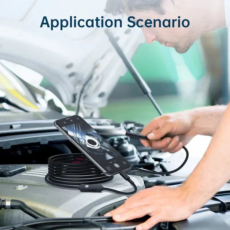 2MP Endoscope Camera IP67 Waterproof 8 MM Hard