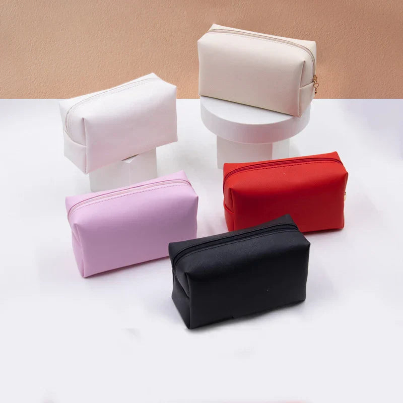 Women Travel Makeup Bags PU Leather Make Up