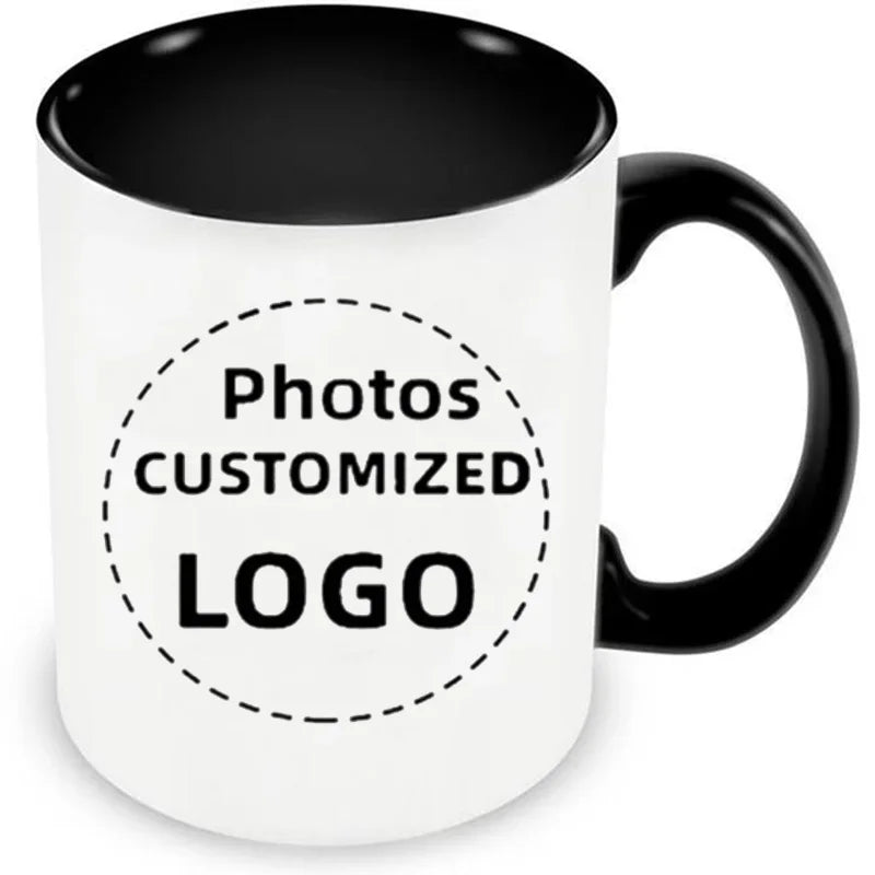 Customized Photos/Logo Printed DIY Coffee Mugs Personalized Tea