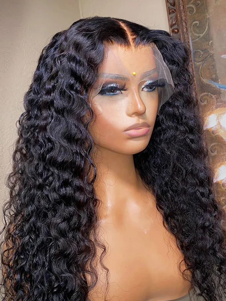 40 Inch Curly 13x4 Lace Front Human Hair