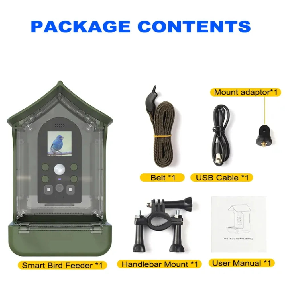 Outdoor Smart Feeding & Watering Supplies Bird Feeder