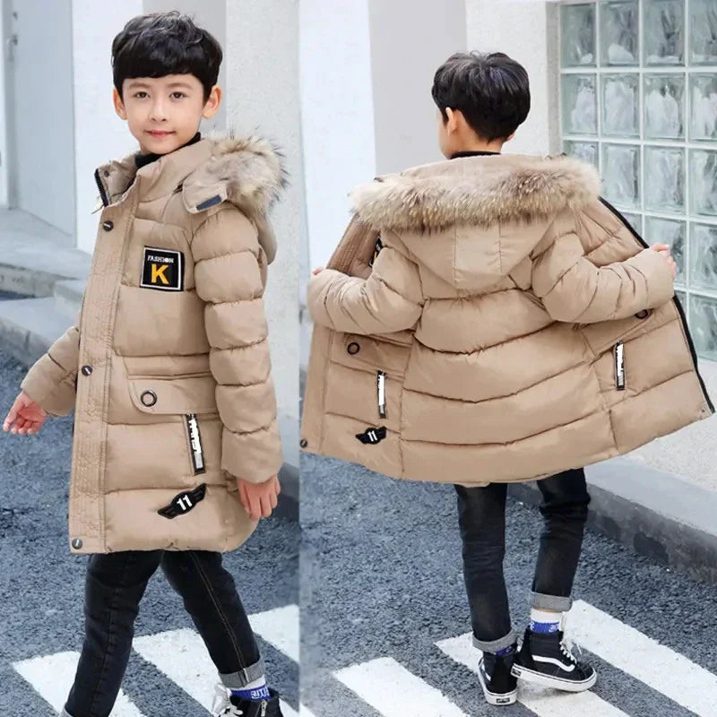 New 2024 Kid Winter Jacket A Boy Park