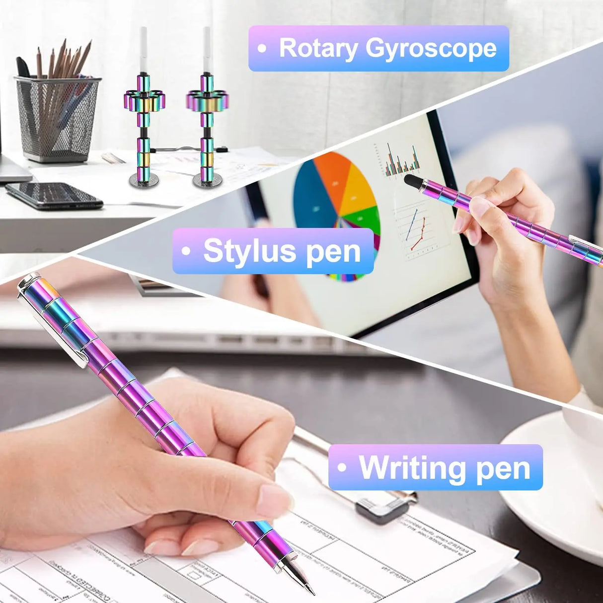 Upgraded Magnetic Metal Polar Pen Decompression Touch Pen