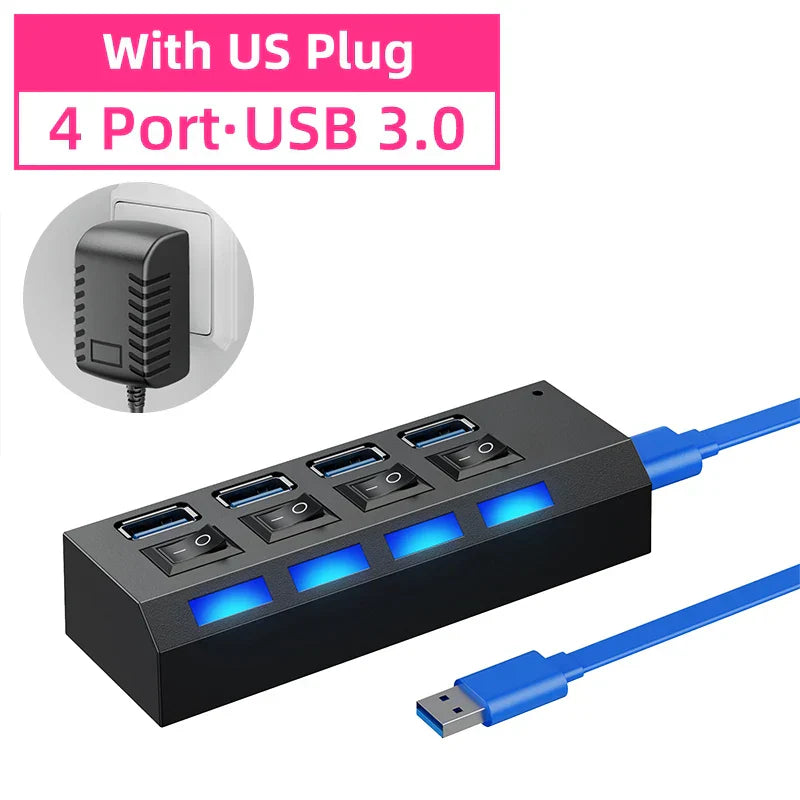 Usb Hub 3 0 Hub USB 3.0 Adapter