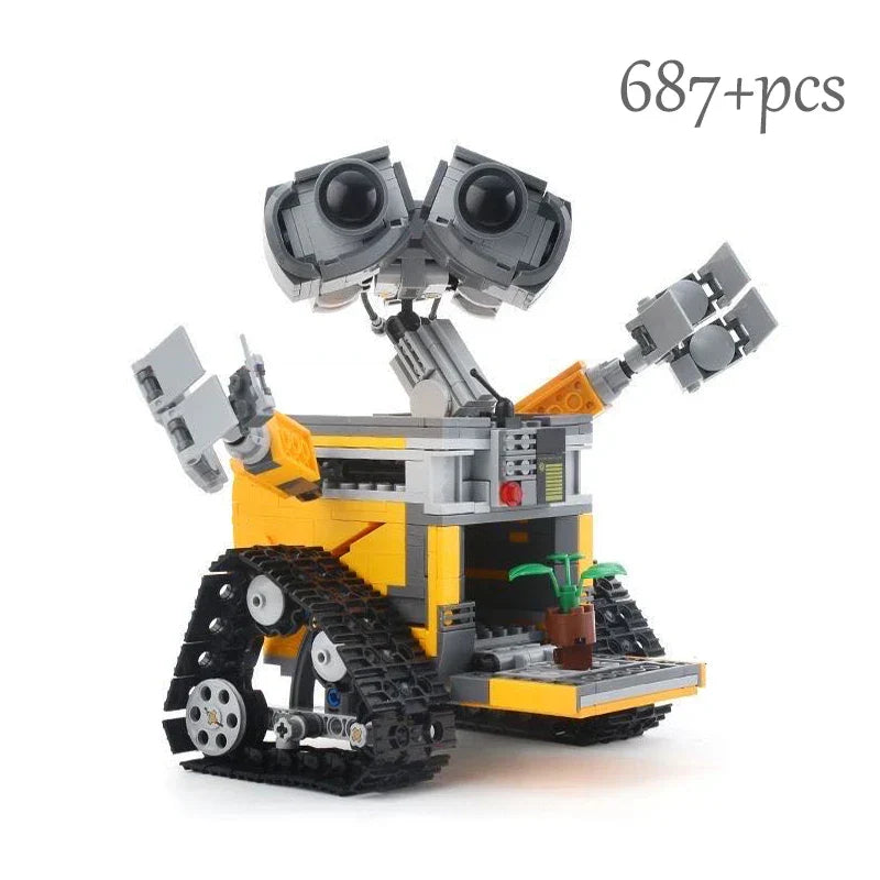 687PCS Robot Motorized High-tech APP RC Robot Motor