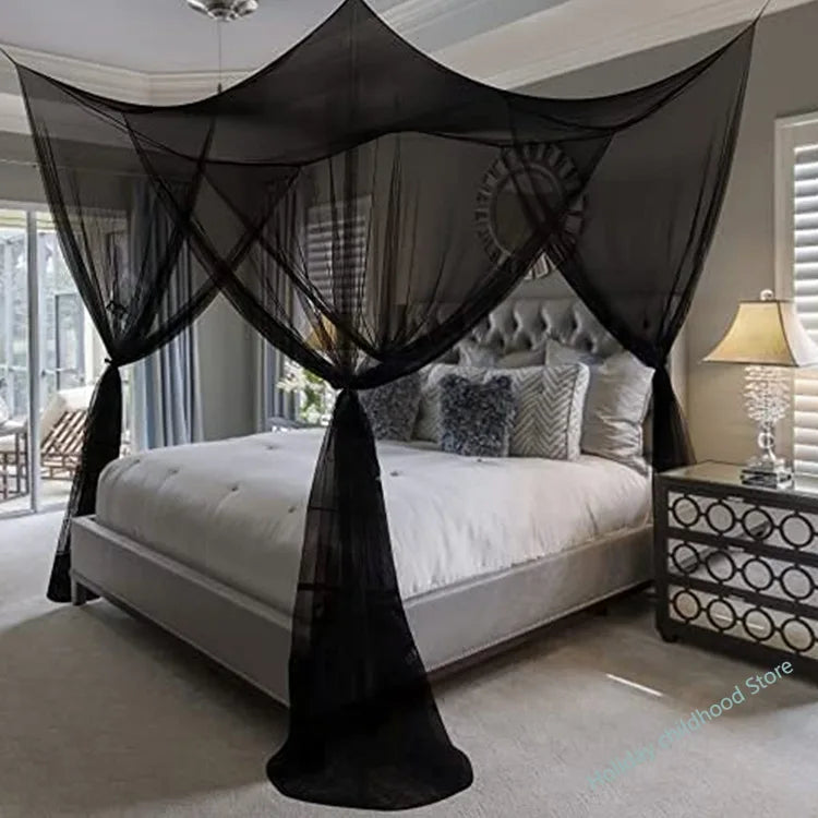 Sexy Mosquito Net Palace Four Door King/Queen Double