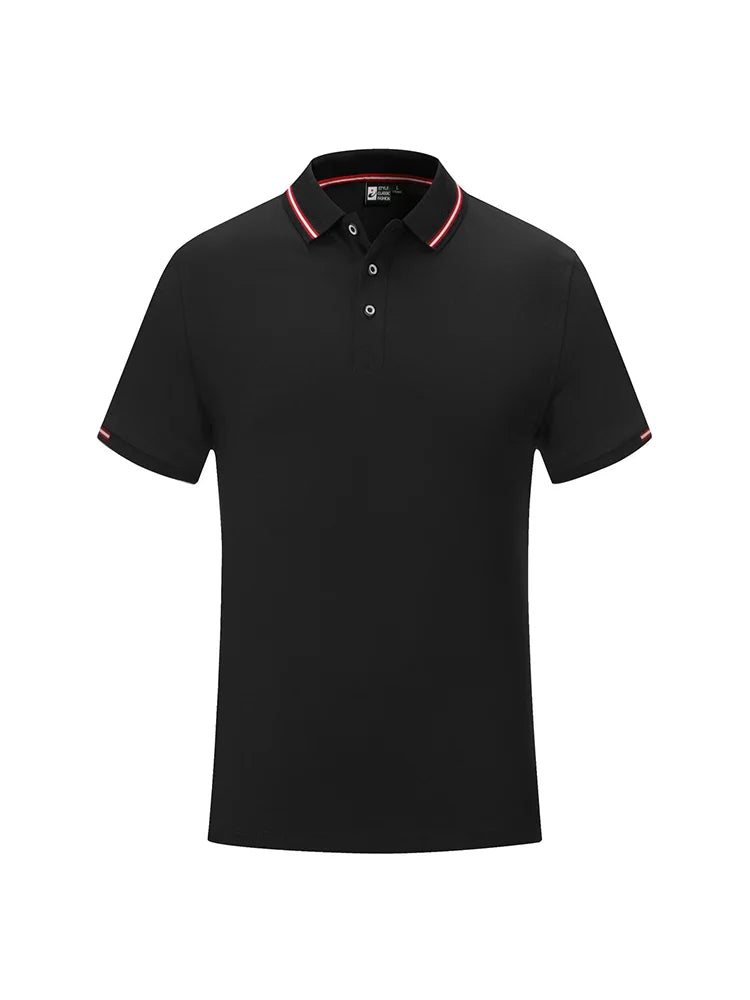 2024 high-quality men's ice silk breathable Polo shirt