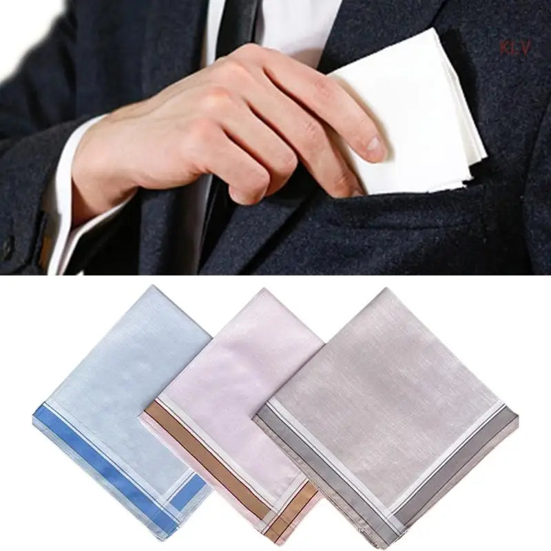 Random Patterned Pocket Handkerchief for Sweating for Grooms,