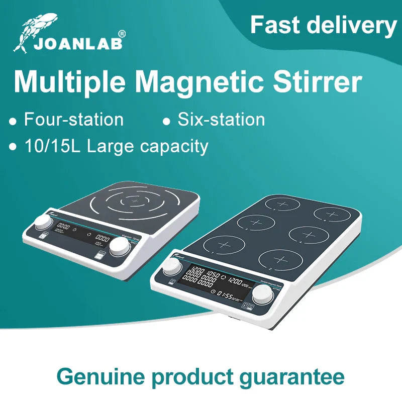 JOANLAB Multi-station Magnetic Stirrer Digital Display Laboratory Stirrer