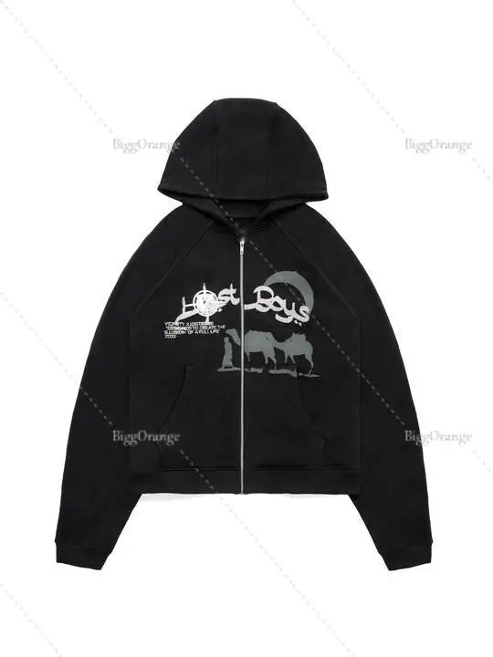 High quality Men Hip Hop Sweatshirt Hoodie Print
