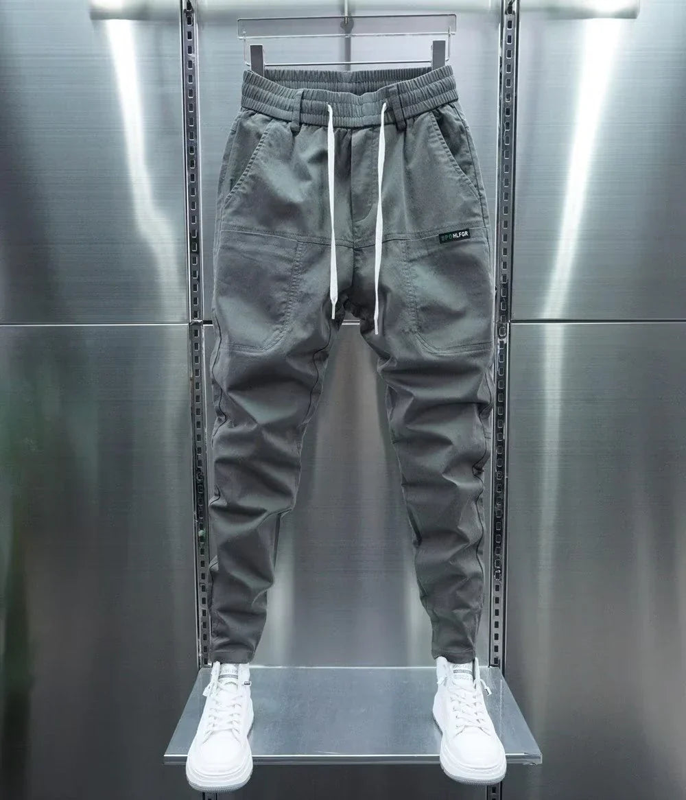 Cotton Joggers Cargo Pants Men Streetwear Hip Hop