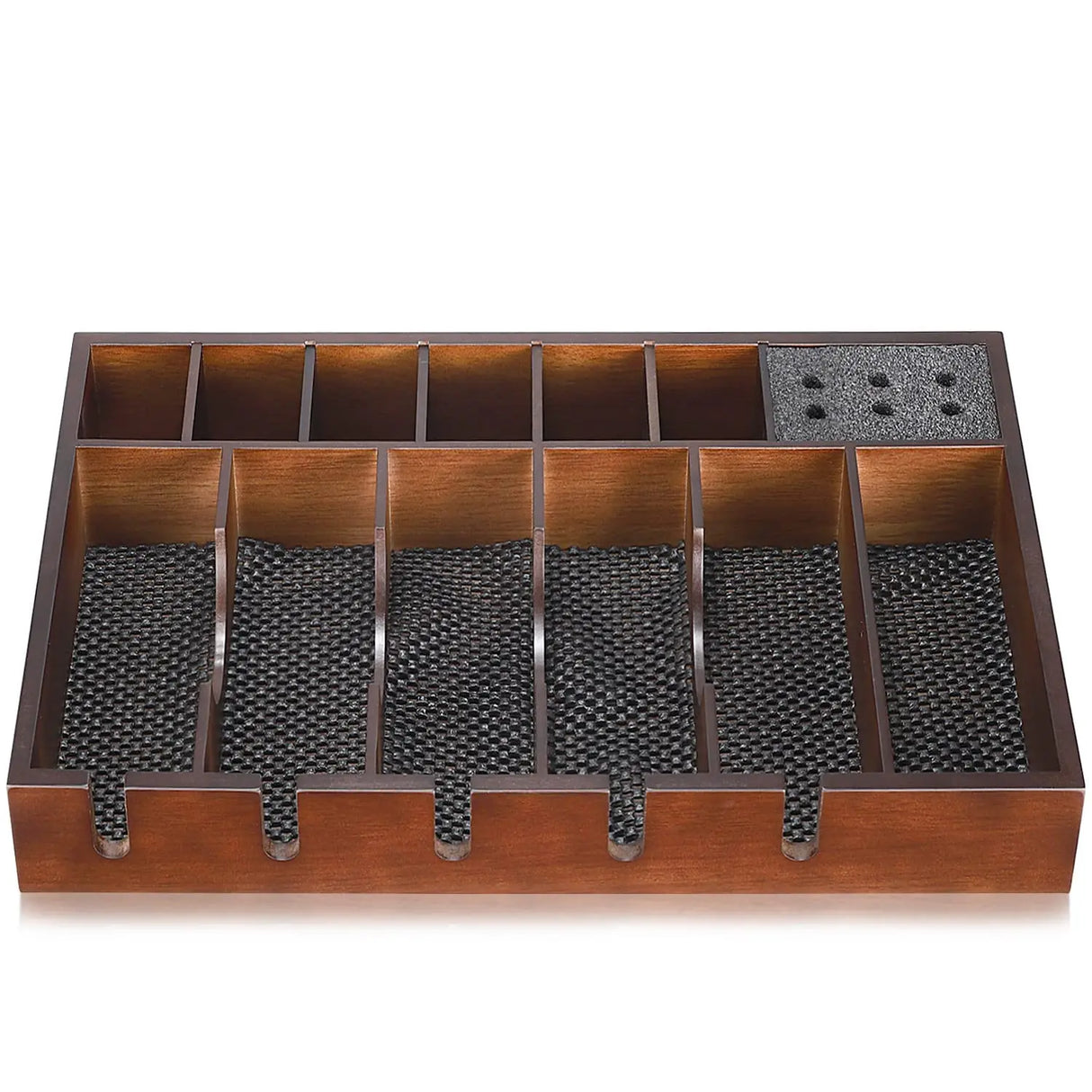 Professional Barber Wooden Clipper Tray Anti-slip Hairdresser Trimmer