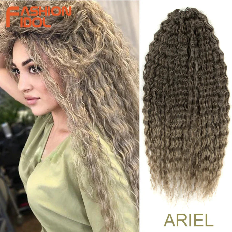 Ariel Hair Synthetic Twist Crochet Curly Hair 24