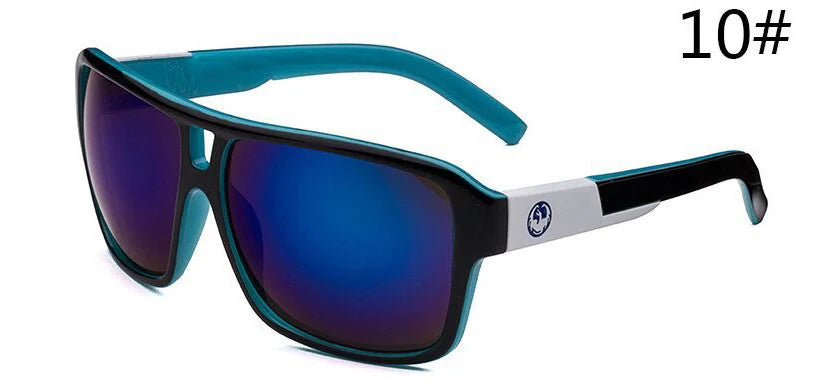 Square Sunglasses Men Dragon Brand Designer Mirror Driving