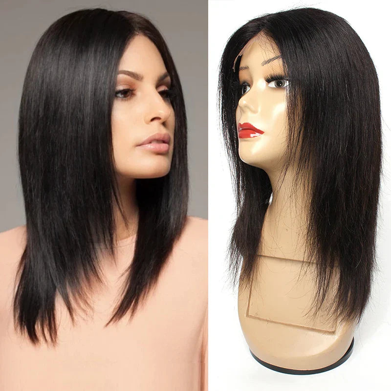 8-20 inch Straight Lace Front Wig Human Hair