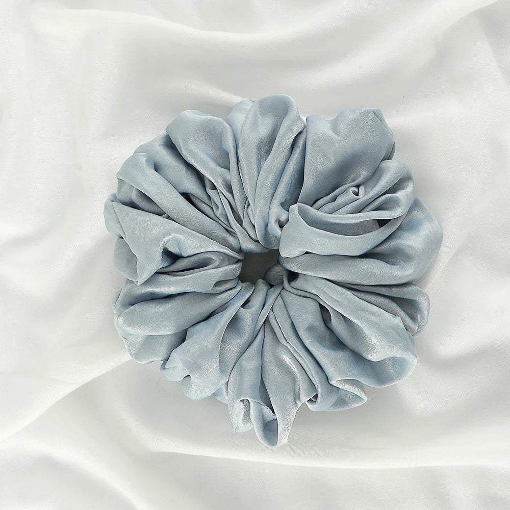Big Size Shiny Chiffon Scrunchies for Muslim Women